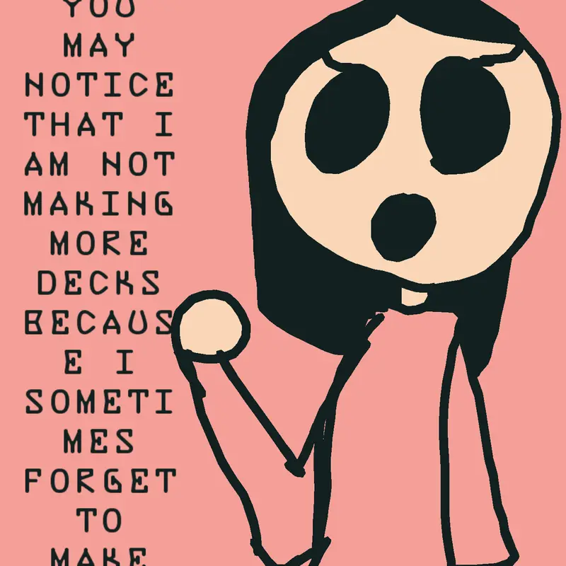 A post I made for not making decks. by @butterdlypurple