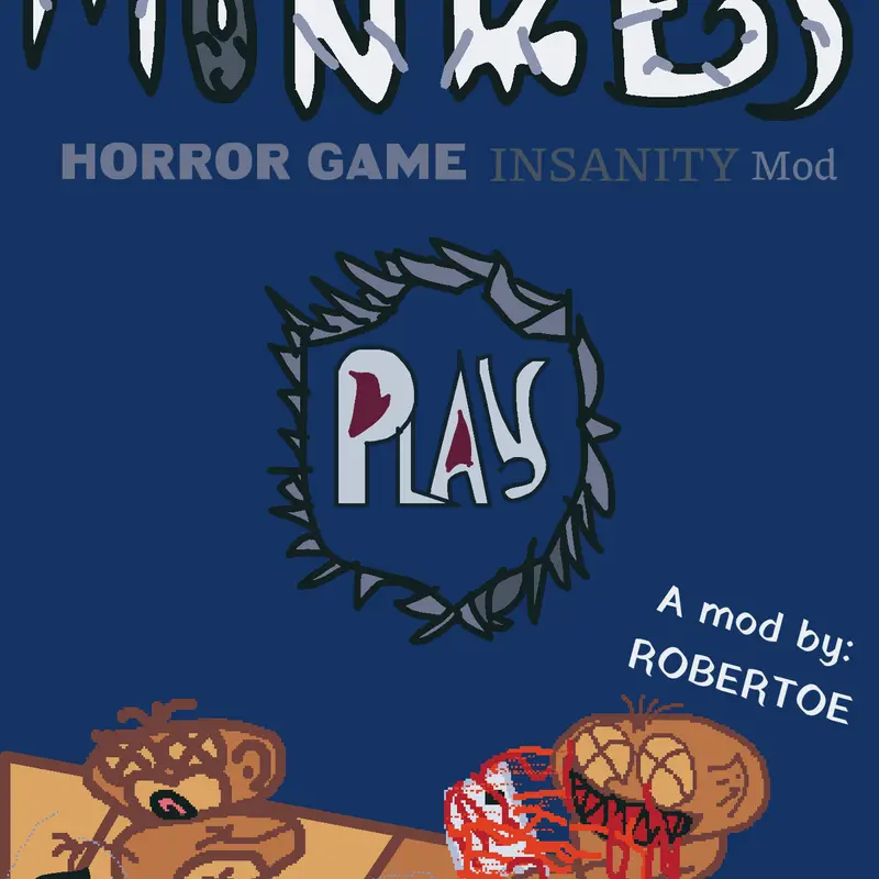 Monker horror game (insanity mod) by @robertoe