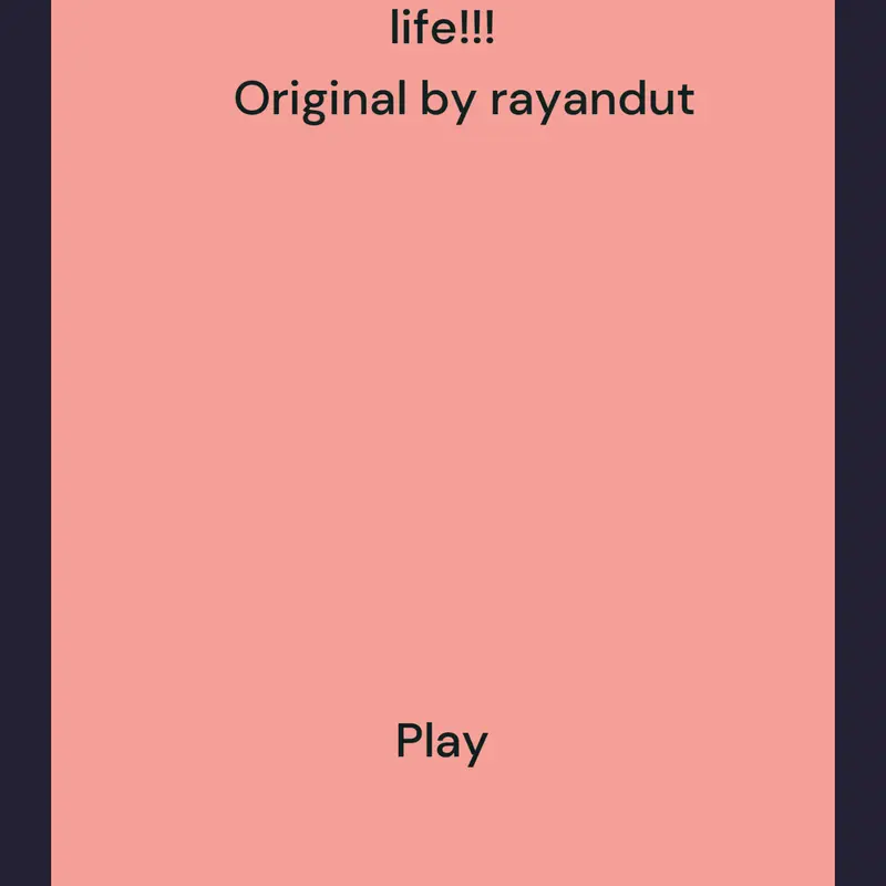 Game by @rayandut