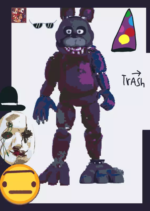 #fnaf #fifenightsatfreddys #bonie by @robloxdors