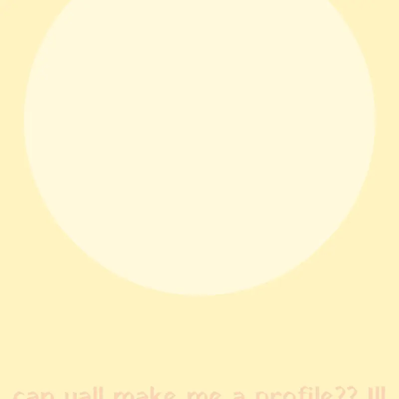 Can yall make mah a profile by @0R30s0R30