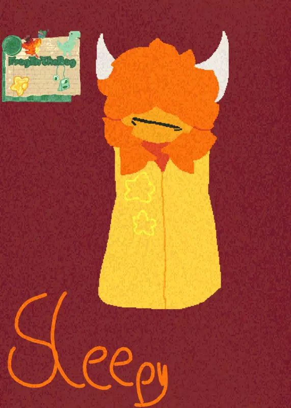 Sleepy bowserJrgamer15 fanart by @FrogInTheBog
