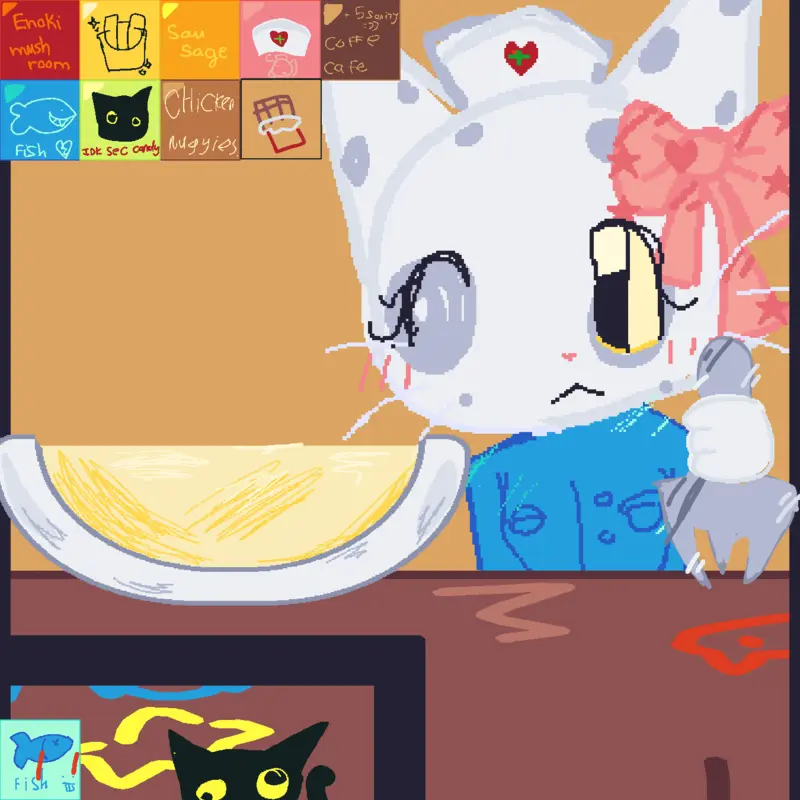 My-my first time make game 😅 by @milen_drawing
