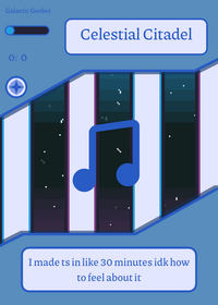 Wow I haven’t posted an original song in...