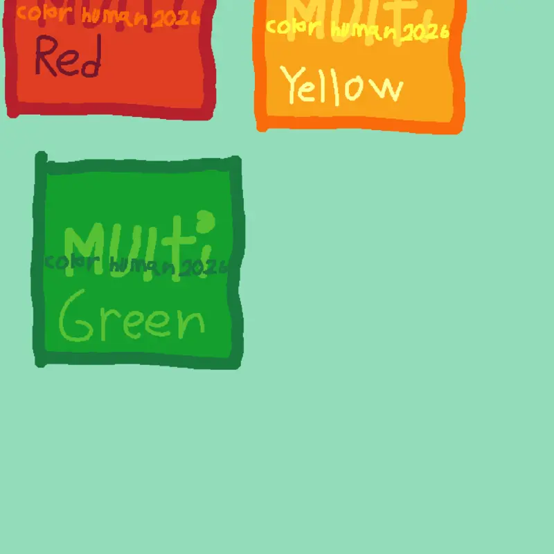 MultiColorHuman-2026-Red and 2 more in a by @Bo_Storybots