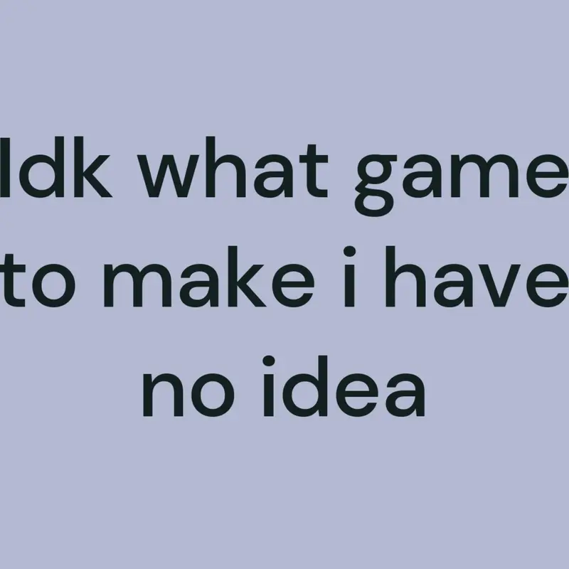 Idea thing so I can make it by @Malaysian_games