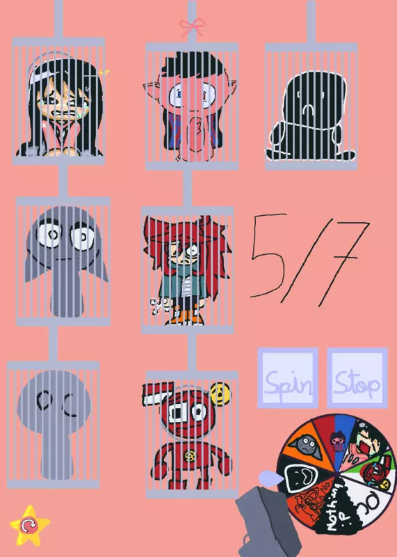 I drew the one in the pink coat by @Nikki_nikoru