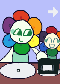 Dandy and little dandy mukbang! (Itg)