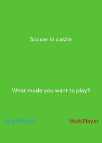 Soccer in castle!