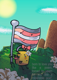 Demigirl Flag and Padlock