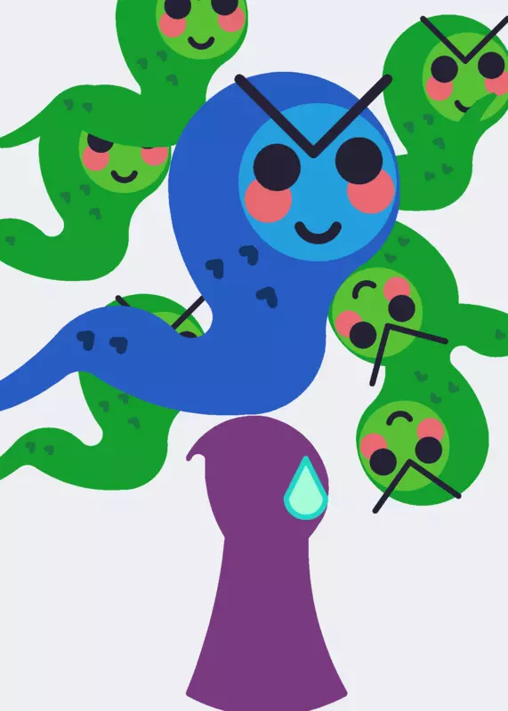 Run from the hazard snakes by @Tim_makes_gamez