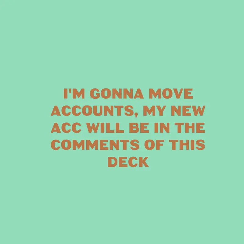 Im moving accs. by @Green_Cube_Official_