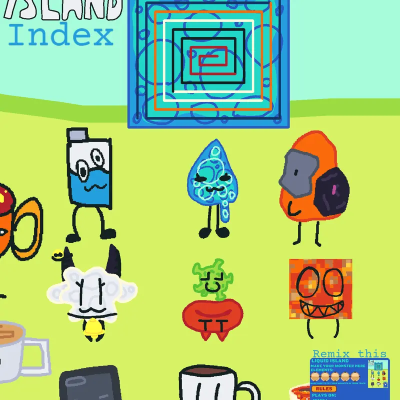 Liquid Island by @SmokeyBomb