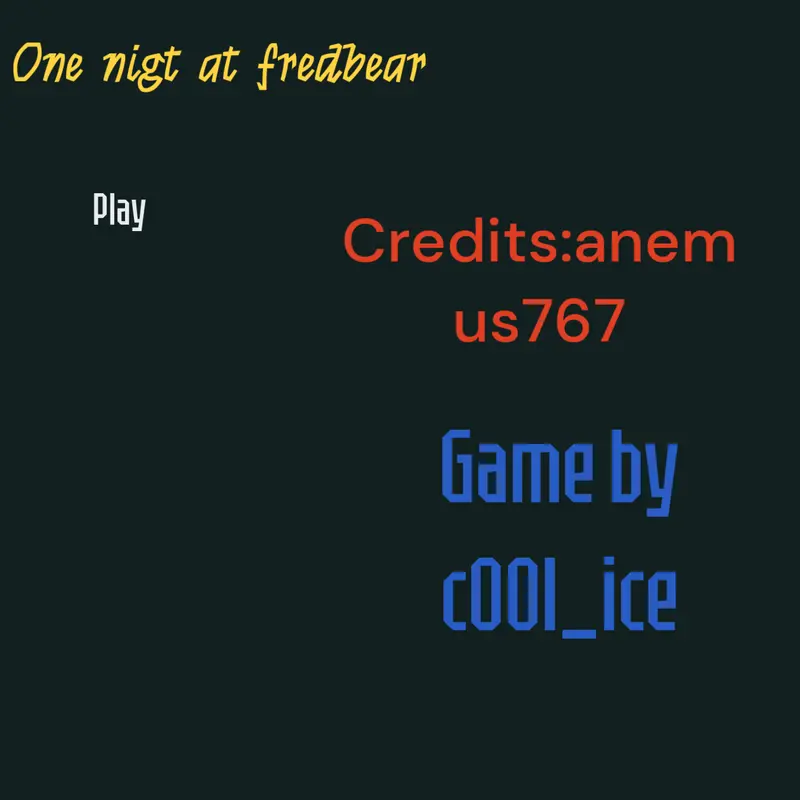 Game by @anemus767