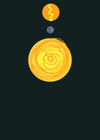 Red giant sun