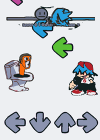 FNF: 17 SKIBIDI TOILETS // 17 BUCKS MOD █...