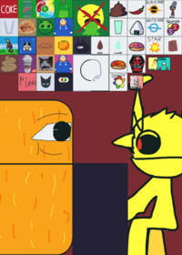 Happy nugget VS evil Simon