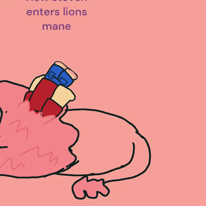 Steven is entering lions mane by @P3ARL_LUVS_P1NK