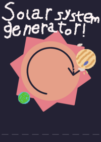 Solar system generator!!