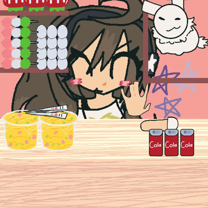 Mukbang by @cats_are_kewl