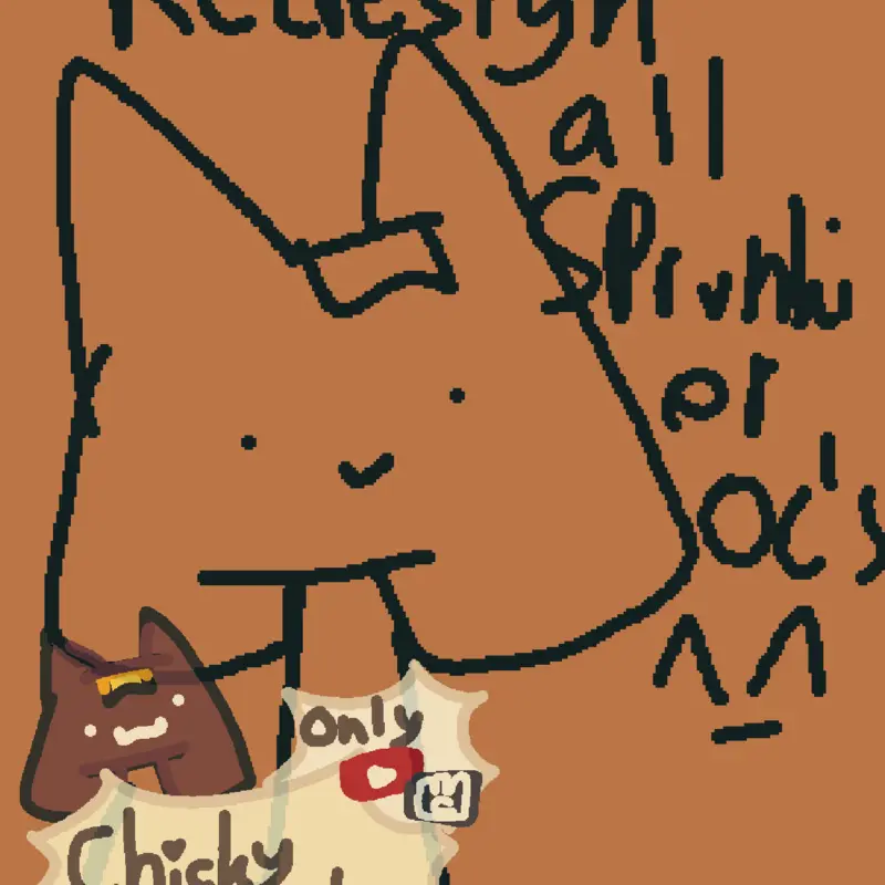 REDESIGN SPRUNKI or OCS! (Poeypepto art) by @chickychuckyofficiall