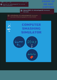 Computer smashing simulator ￼