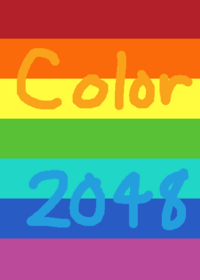 2048 merging with colors