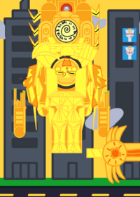 upgraded titan clock man