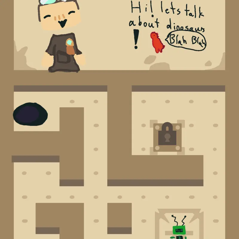 maze game Shellys mazeroom by @axolotlz_seals-andcapys