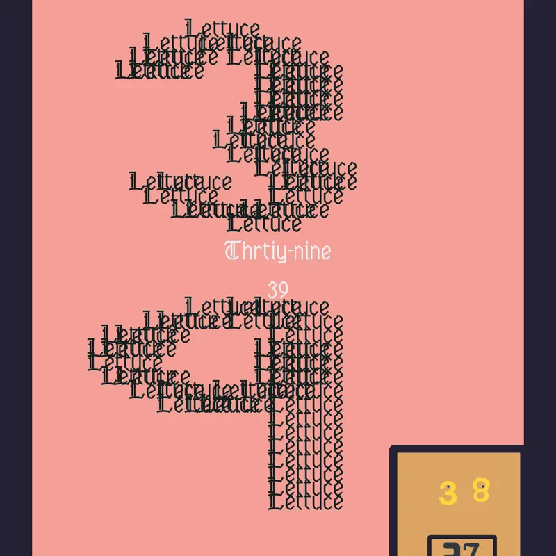 Game by @i_love_making_numbers