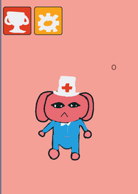 Click on the nurse
