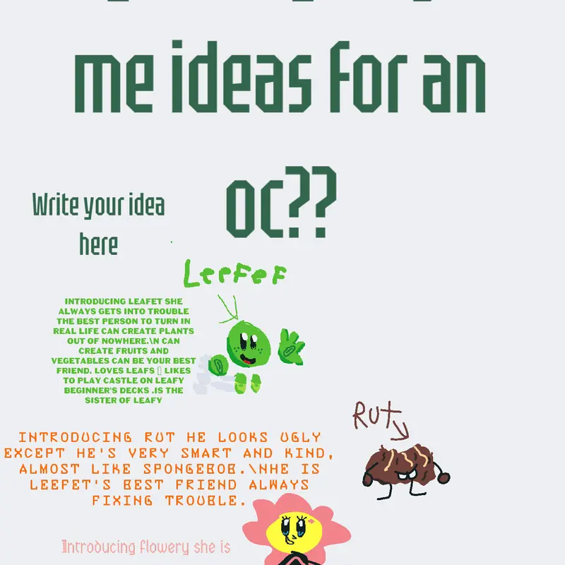 For leafy beginner a oc by @KurtPhillip