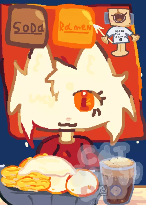 Mukbang by @cat_doggo