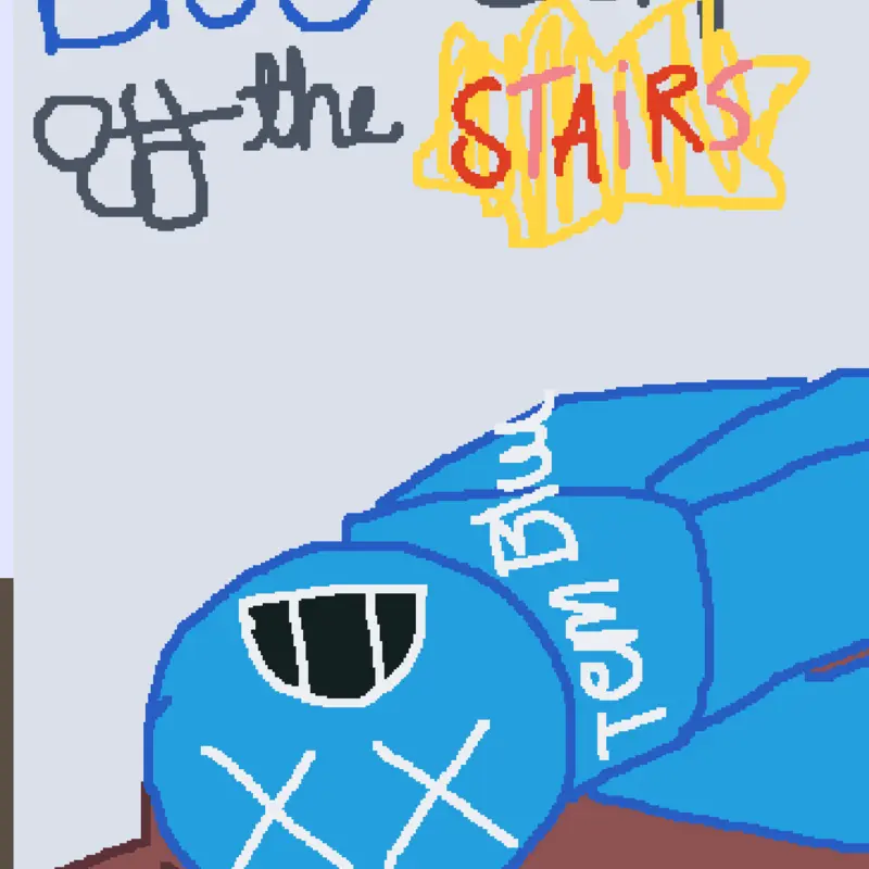Bluu Jumps off the stairs by @JustBluu