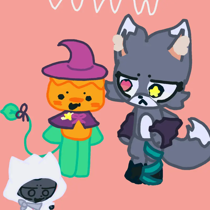 Gourdy takes eclipse's clothes by @fluffys_account15