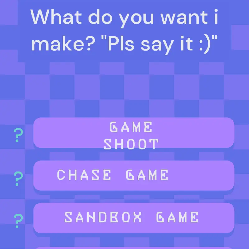 This is my first game (maybe not) by @Zameyra