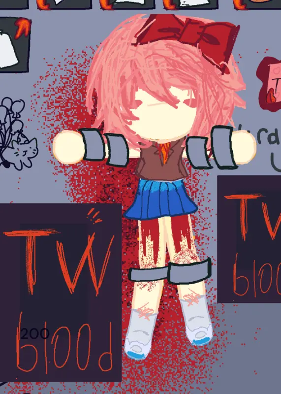 J̶̳̀́̃U̠҉̷̙ͦS̵̙͕̀̃T̨͈͗̌ͥ MONIKA by @fiffsyhg