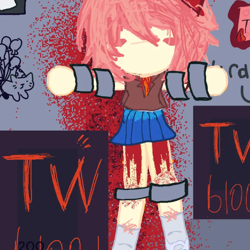 J̶̳̀́̃U̠҉̷̙ͦS̵̙͕̀̃T̨͈͗̌ͥ MONIKA by @fiffsyhg