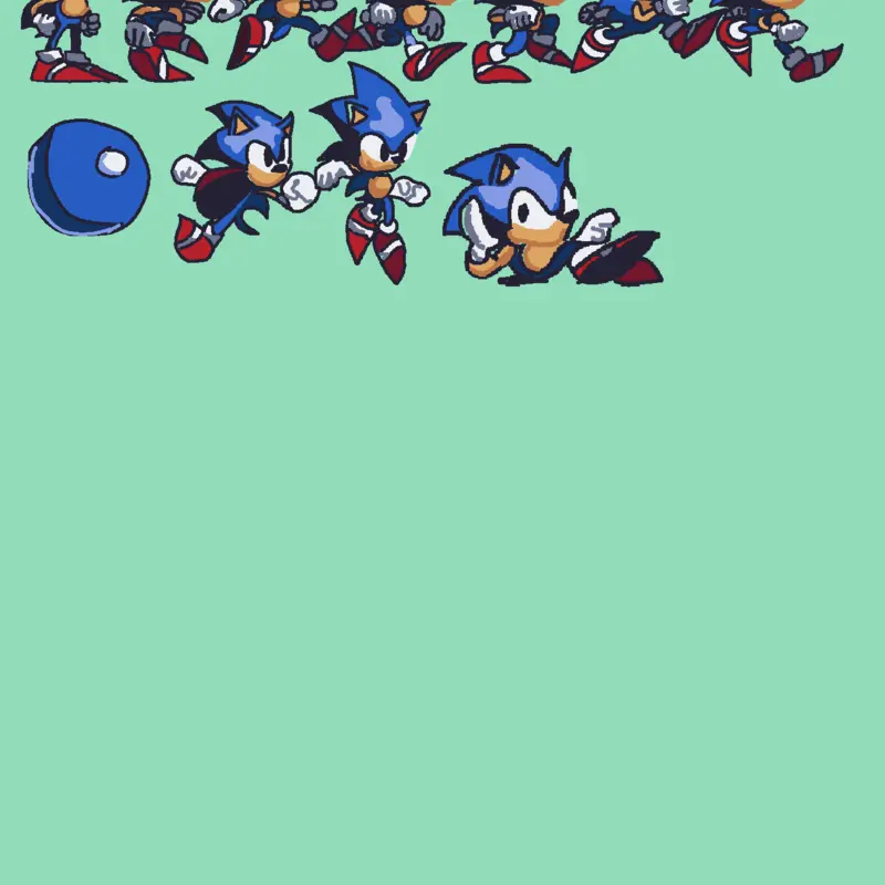 Sonic by @Drabthespritter2be5