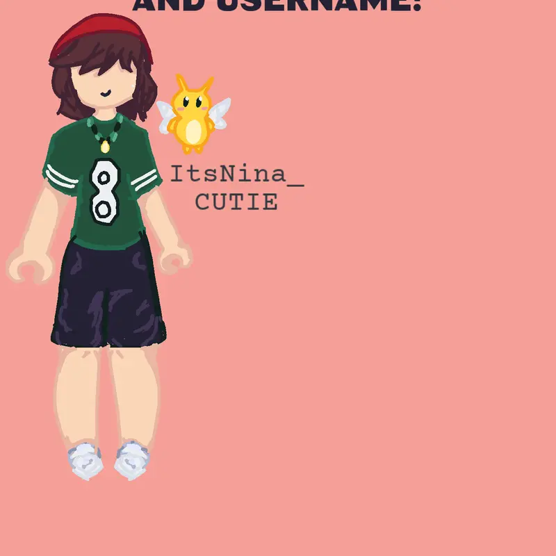 Draw ur roblox avatar and username! by @NinaQT_QTgurl
