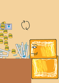 Simple eating game