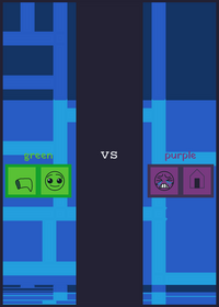 green vs purple