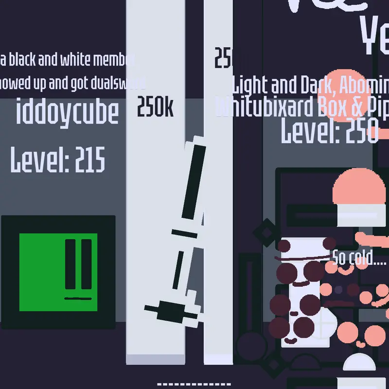 Game by @blakandwhitiddoycube