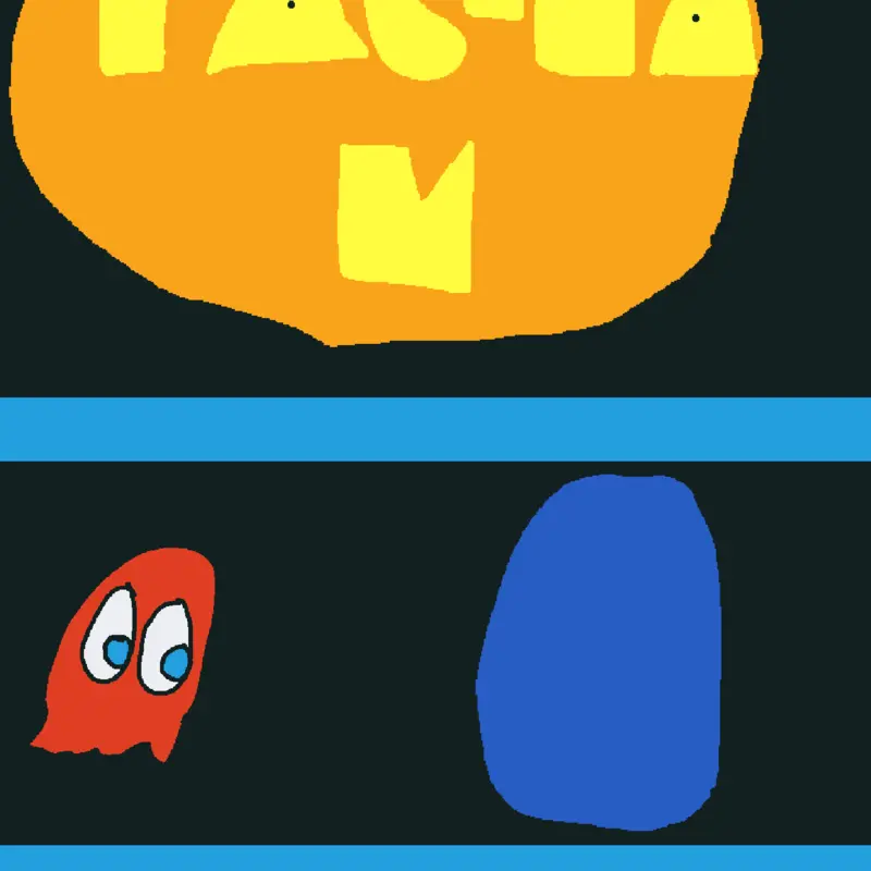 pac-man-blue by @argentina_17346163