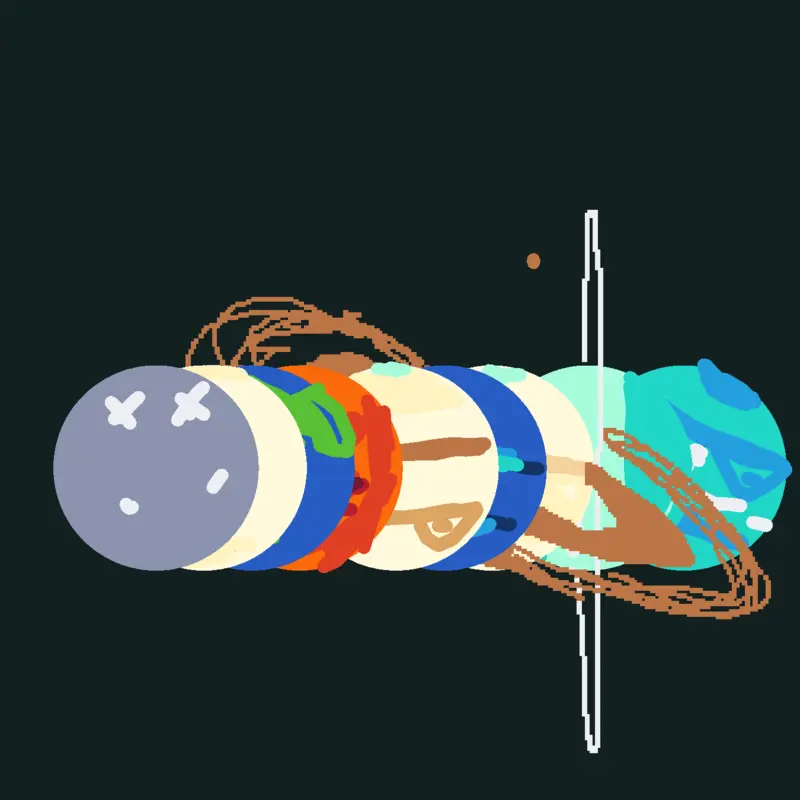 Solar system exploration 2 by @Blackhole8585