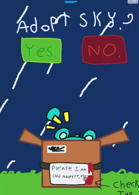 Adopt sky by @Thinking_movesfeets