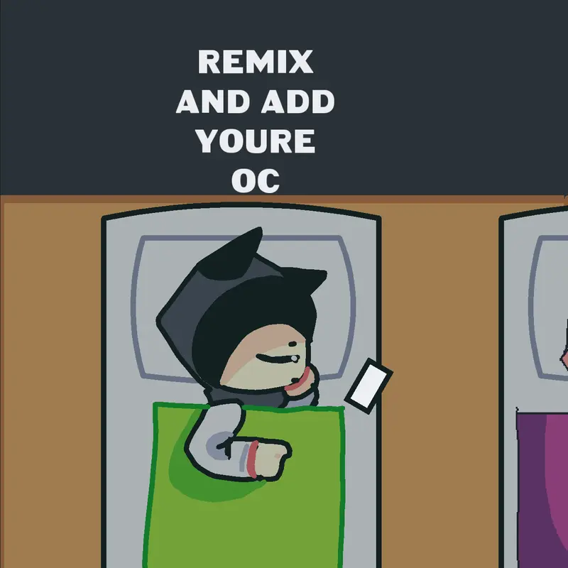 My OC added by @courage-the-pink-dog-2