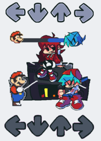 Eu uma batalha de fnf