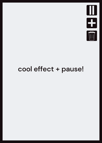 water effect & pause