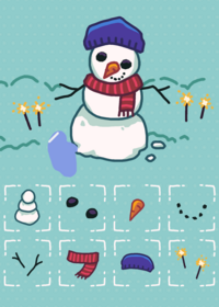 Make snowman’s